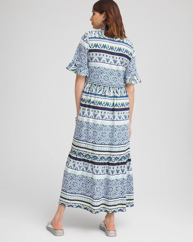 Flutter-Sleeved Maxi Dress - image 3